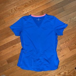 Med Couture Royal blue scrub top
